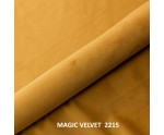 OD RĘKI! INTARO A9 Łóżko 90x200 tapicerowane, tk. Magic velvet 2215 miodowy, wolnostojące tył tapicerowany