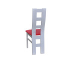 WINDOW GIĘTE 102 cm Białe krzesło do salonu jadalni