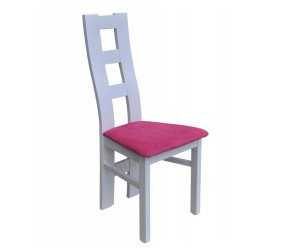 Zestaw: białe krzesła WINDOW + stół biały wysoki połysk 80x140 CM