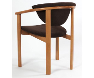 MARCO 38 Krzesło drewniane z tapicerowanym siedziskiem