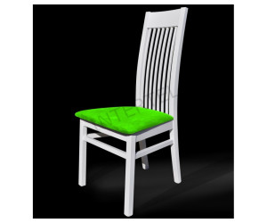 Białe krzesło NEWO szczebelki drewniane