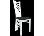 Białe krzesło drewniane BAGI