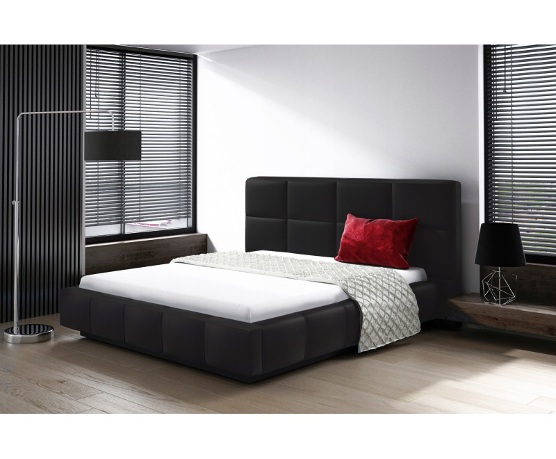 EUPHORIA Tapicerowane łóżko z zagłowiem 140x200 cm