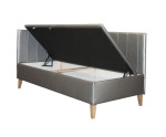 INTARO A9 Pojedyncze łóżko 100x200 narożne z pojemnikiem