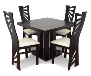 RICARDO zestaw: stół RS 34 + 4 krzesła KR 56