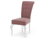 MERSO 64 Eleganckie krzesło tapicerowane z pikowaniem kryształkami