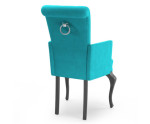 MERSO S61 Krzesło pikowane guzikami z podłokietnikami, kolory!