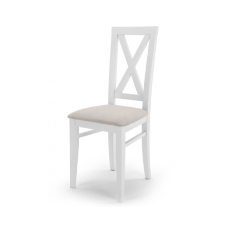 MERSO S60 Krzesło z krzyżem, biały połysk
