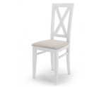 MERSO S60 Krzesło z krzyżem, biały połysk