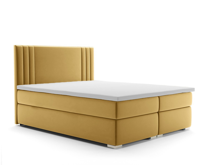 LARETTO T4 łóżko kontynentalne 180x200 przeszycia