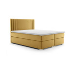 LARETTO T4 łóżko kontynentalne 180x200 przeszycia