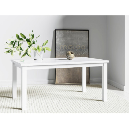BOSTON stół nierozkładany 70x100, biały laminat