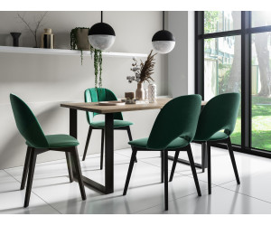 Zestaw: 4x krzesło MODERN M21  + stół MODERN M6 80x150-190 cm