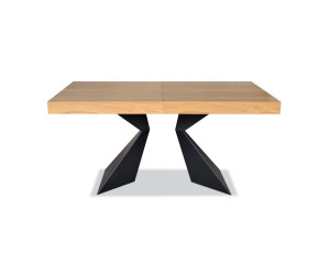 RICARDO RS9 Masywny stół rozkładany na metalowej podstawie, kolory! 100x200-280, FORNIR