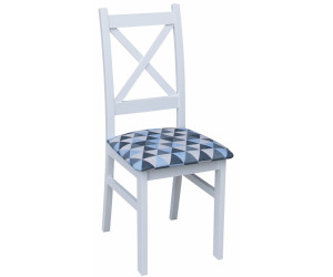 Komplet: 4x BIAŁE krzesło SKANDI z krzyżem