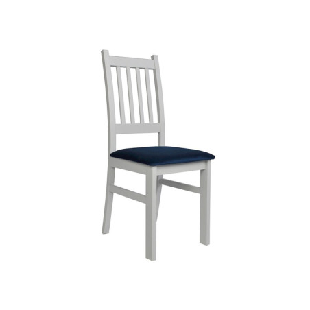 Białe krzesło OLAF ze szczebelkami