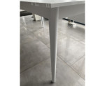 MODERN M38 Stół rozkładany 80x150-190 biały laminat kolor, nogi stożki
