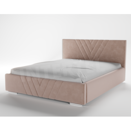 IMPERIA S05 łóżko tapicerowane 200x200, stelaż metalowy