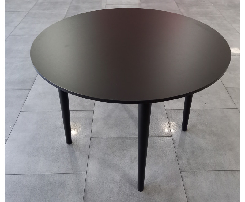 MODERN M41 Okrągły stół Ø100 laminat, zwężane nogi