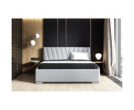 IMPERIA S11 łóżko tapicerowane 160x200 przyszycia skośne
