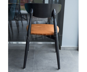 MERSO S80 Krzesło drewniane z siedziskiem tapicerowanym