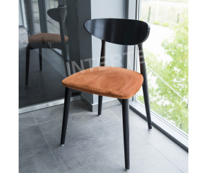 MERSO S80 Krzesło drewniane z siedziskiem tapicerowanym
