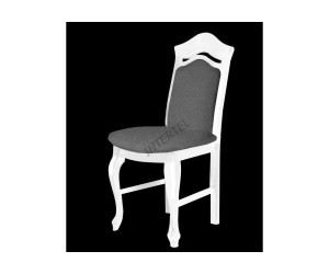 ZESTAW 6 os: BRILLANT  2 stół 80x150-190 + krzesła białe WIKTORIA