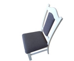OD RĘKI! KARLA Białe krzesło, tk. Evolution 17