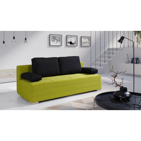 FRED Sofa z funkcją spania, zielona