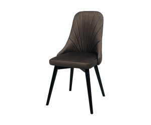 MODERN M47 Krzesło tapicerowane z wysokim, zaokrąglonym oparciem z przeszyciami
