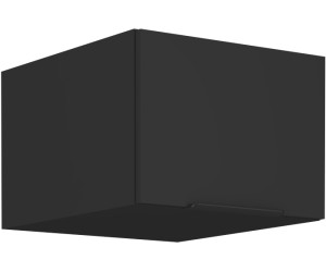 NORIS 50 NAGU-36 1F Czarna szafka kuchenna wisząca