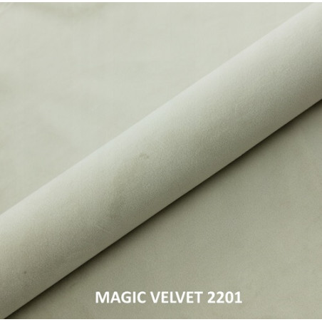 OD RĘKI! JENNIFER 1 łóżko tapicerowane 120x200 w tkaninie Magic Velvet 2201 beżowe