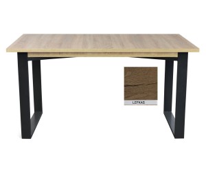 OD RĘKI! MODERN M6 stół 80X150-190 w stylu loftowym, LEFKAS + metal